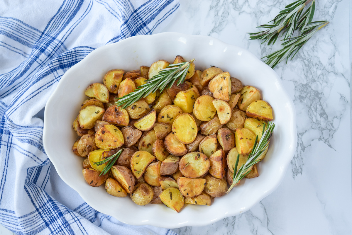 Garlic Rosemary Roasted Potatoes