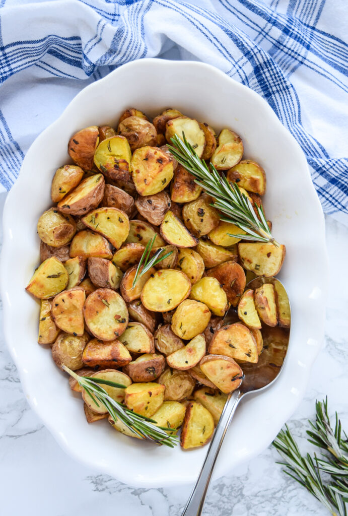 Garlic Rosemary Roasted Potatoes