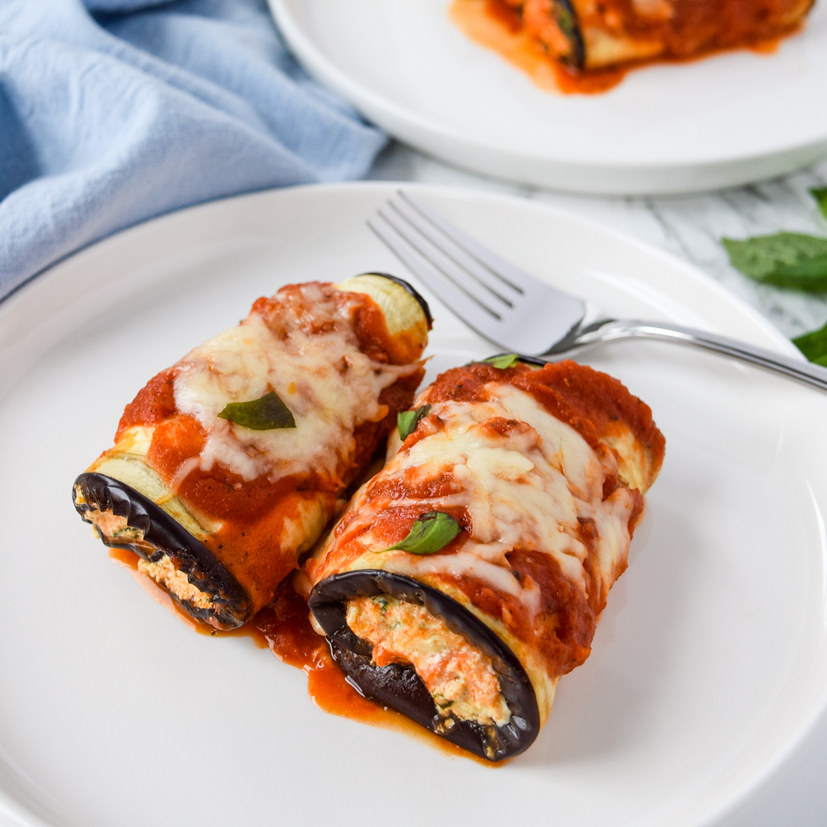Eggplant Rollatini Recipe at www.freshapron.com